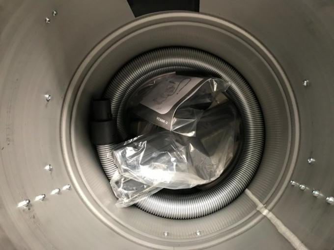 240V 진공 청소기 기계 원심력 사이클론 분진 청소기 기계 3
