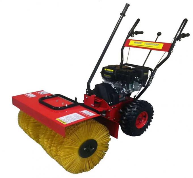 6.5HP Snow Power Brush Sweeper Walk Behind Recoil Starter High Flexibility 0