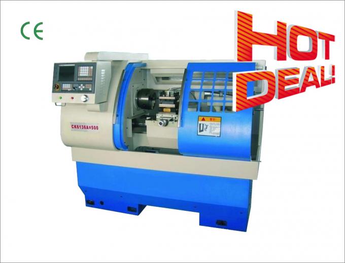 Ck6136 CNC 금속 선반 360 밀리미터 수평선상 Cnc 정확성 자동 래치 1