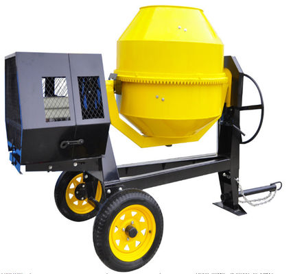 매체는 전기 콘크리트 혼합기 기계 6.5HP 노랑색 세미 건식을 분류했습니다