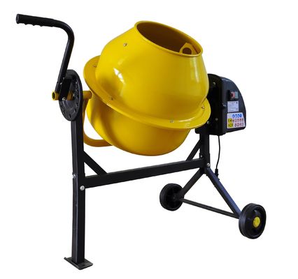 DIY 전기 콘크리트 혼합기 기계 140L 가지고 다닐 수 있는 콘크리트 혼합기