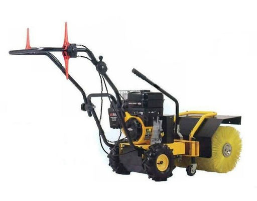 6.5HP Snow Power Brush Sweeper Walk Behind Recoil Starter High Flexibility