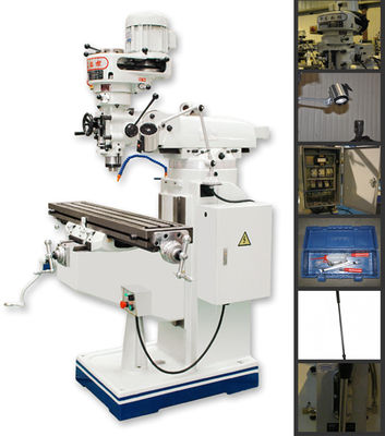 3HP 밀링 드릴 기계 ISO 9001 만능 밀링 머신